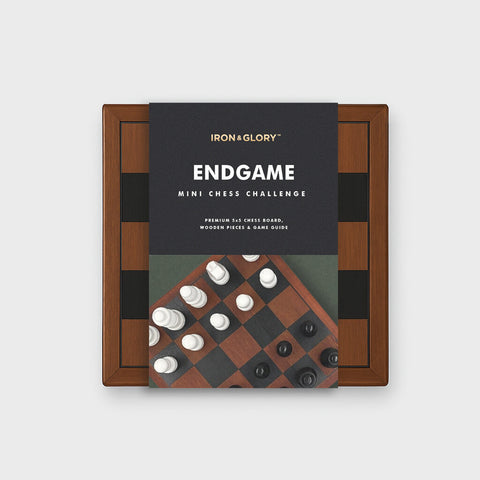 Endgame - Iron & Glory wooden 5x5 minichess