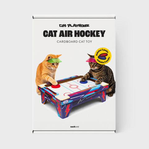 Cat Air Hockey - Cardboard arcade air hockey for cats