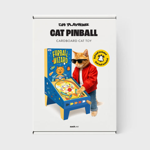 Cat Pinball - Cardboard arcade pinball machine