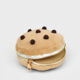 Plush Cookie Zip Pouch -  Squishy cookie zip-up case