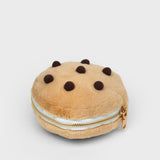 Plush Cookie Zip Pouch -  Squishy cookie zip-up case