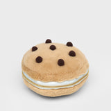 Plush Cookie Zip Pouch -  Squishy cookie zip-up case