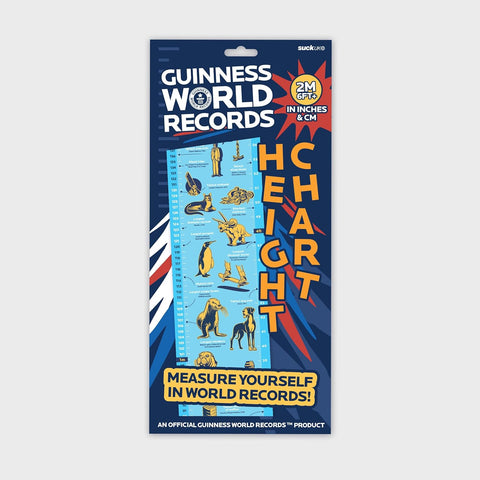 World Records Height Chart