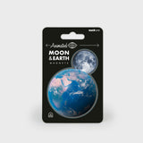 Animated Moon and Earth Fridge Magnets